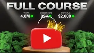How to Grow a YouTube Channel & Reach 1 Million Step-by-Step Strategy for Beginners FUll COURSE