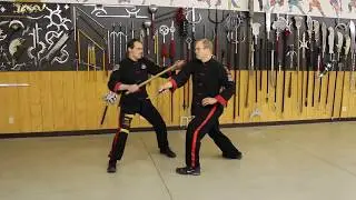 Self-Defense: Baton Against Knife Technique Step-by-Step