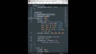 Candle Flame Effect | HTML CSS
