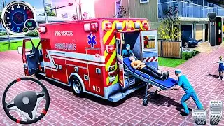 Ambulance Rescue City Driving 2025 - 911 Emergency Survival Van Driver - Android GamePlay