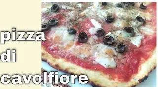 KETO PIZZA DI CAVOLFIORE! Ricetta della pizza di cavolo! chetogenica