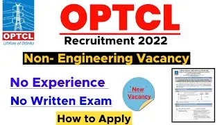 OPTCL Recruitment 2022 | No Exam | OTCL Apprentice Vacancy 2022 | OTCL Apprentice Apply Online