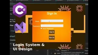 Simple Login System & Modern UI Design C# Winforms