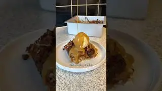 i am in love with doughnut pudding
