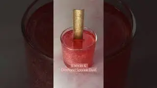 Sparkles and S-wicks and Candles! OH MY! #sparkle #candle #diy #candlemaking  #candlebusiness