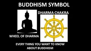 Buddhism Symbol and its meaning.Buddhist Icon.Wheel of Dharma
