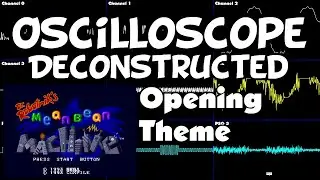 Opening Theme - Dr. Robotnik's Mean Bean Machine - Oscilloscope Deconstruction
