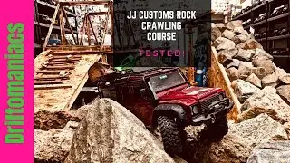 JJ Customs Indoor Rock Crawling Course TESTED!