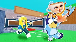BLUEY ROBA los ITALIAN BRAINROT de sus AMIGOS para GANAR | Las Aventuras de BLUEY en ROBLOX!