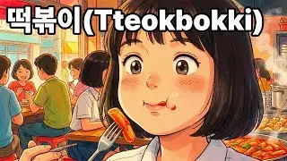 K-Mood Anima ㅣSeoul Calming AnimationㅣK-Iconic Food -Tteokbokki