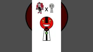 Drawing Fusion Sprunki x Ben 10 Four Arms #fusion #sprunki #ben10 #fourarms #drawing #drawingideas