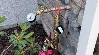 replacing pressure regulator and main shut off valves