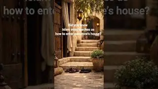 A Beautiful Islamic Manners You Didn&rsquo;t Know 🤍|Respect Starts at the Door | Islamic Reminder 🕌#shorts