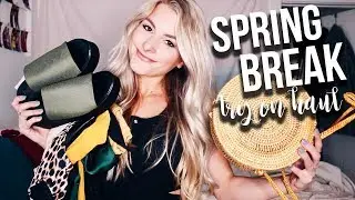 SPRING BREAK CLOTHING HAUL | Tasha Farsaci