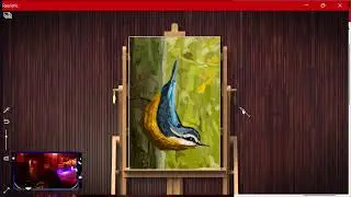 SketchClub JR ART LAB -: Nuthatch   - (Realistic Paint Studio)