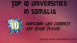 Top 10 Universities in Somalia