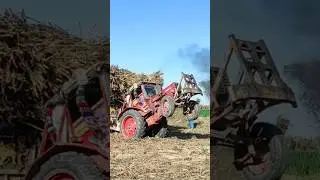 amazing Belarus tractor stunt .mtz 510 tractor #mixtractor