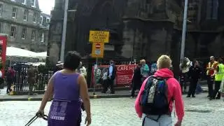 The Royal Mile, Edinburgh - Outside The Hub