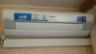 Samsung air conditioner AR09HSSF работа внутреннего блока