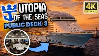 Utopia Of The Seas Public Deck 3 | Tall Man's Cruise Adventures