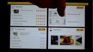 Cooklet recipe app for the BlackBerry Playbook reviewed by CrackBerry.com