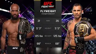 Demetrious Johnson vs Alexandre Pantoja Full Fight - UFC 4 Fight Of The Night