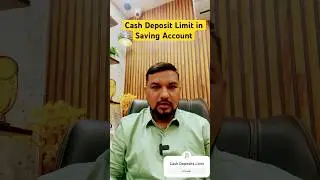 Cash Deposit Limit in Saving Account #cash #savings #incometaxfiling #itrreturn #tax #ytshort #yt