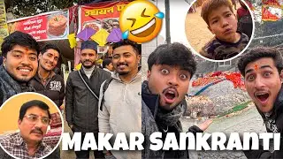 Makar Sankranti Mai Kaha Chale Gaye 😱 Famous Influencers Mil Gaye 😍