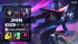 Jhin vs Varus ADC - KR Challenger - Patch 13.23 Season 13