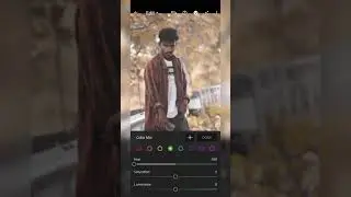 black tone Colour photo editing