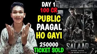 Salaar Day 1 Advance Booking Update | Salaar Movie Day 1 Advance Booking | Salaar Advance Booking