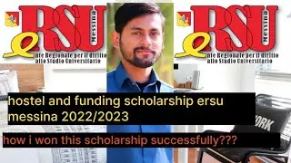 how can get the hostel and funded scholarship in Italy ersu Messina 2023/2024 | tri info