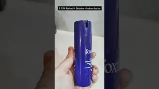 foxtale Retinol Night Serum #foxtale  #retinol #nightserum #youtube #shorts #skincareroutine