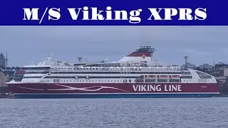 Viking line: M/S Viking XPRS leaving Helsinki
