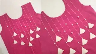 Thread Embroidery Neck Design / Neck Design Cutting And stitching / Gala ka design