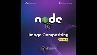 Nodejs Image Compositing | #Watermark #Nodejs #Sharpjs