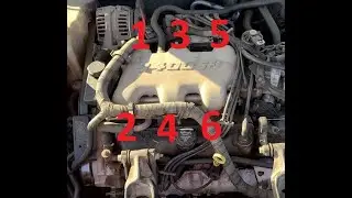 2000&ndash;2005 Chevy GM 3.4L V6 Engine Firing Order and Cylinders Location