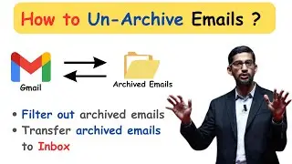 How to Unarchive Emails in Gmail | #emailmanagement
