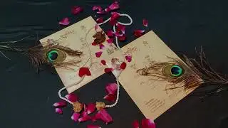 Wedding Invitation Card Shoot in tranding reel, audio by Laxmi Studio, Ratangarh