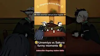 🤣Umemiya vs Sakura😂funny moments Ep 10 #windbreaker #funnymoments #shorts #animeedit #youtubeshorts