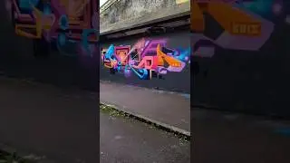 THE MOST INSANE 3D GRAFFITI FREESTYLE 😯 #graffiti #graffitiart #shorts