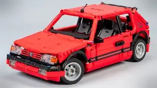 Я сделал Peugeot 205 GTI из Lego Technic.