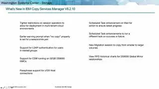 What's new in IBM Copy Services Manager 6.2.10