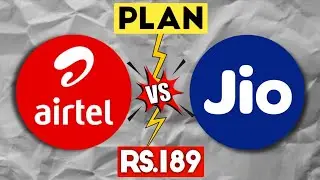 Airtel vs Jio Recharge Plan Rs.189 Comparison