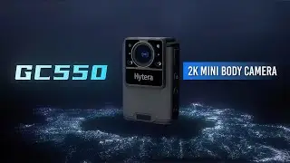 Hytera GC550 2K Mini Body Camera | Compact, Rugged & Clear Evidence Capture! (Radio Warehouse)