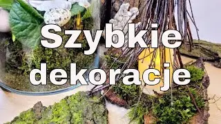 NATURALNE  DEKORACJE WIOSENNE PROSTE I SZYBKIE | PRYMULKA W SZKLE | DEKORACJA ŚWIECY | WIELKANOC DIY