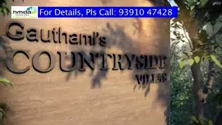 HYDERABAD TRIPLEX VILLAS @ FINANCIAL DISTRICT