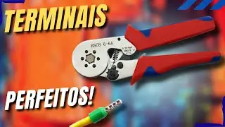 [PERFEIÇÃO] Alicate prensa terminais tubulares de castanhas HSC8 6-6 Yefym