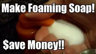 How to make Foaming Hand Soap! Save Money!!