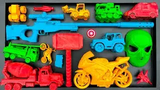Membersihkan Mainan Mobilan, Mobil Balap, Truk Molen, Monster Car, Truk Pasir, Mobil Polisi Ambulan